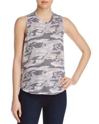 Monrow Camo Muscle Tank | Bloomingdale's