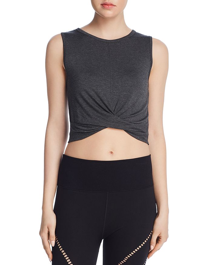 ALO YOGA COVER TWIST-FRONT CROPPED TANK,W2564R