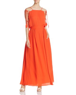 tory burch orange dress