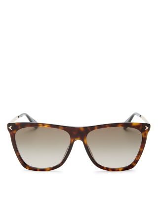 givenchy 57mm square sunglasses