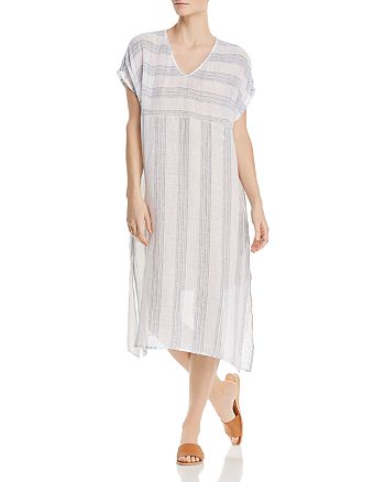 Eileen Fisher Organic Linen Caftan Dress | Bloomingdale's