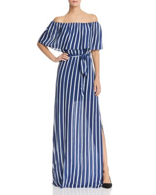alice olivia striped dress