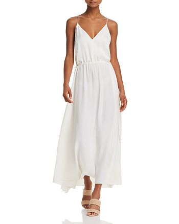 Theory Silk Relaxed Maxi Dress | Bloomingdale's
