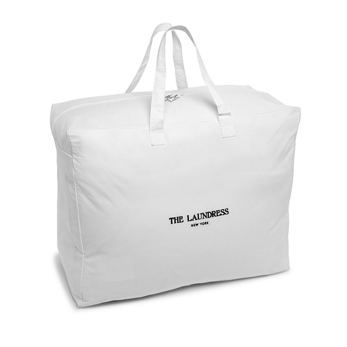 The Laundress LARGE Zip Laundry Bag Clothes & Garments 100% Cotton Handles For E 