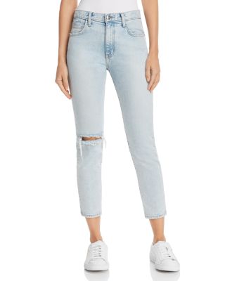 current elliott cropped straight jeans