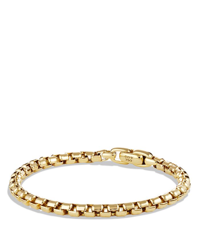 David Yurman Box Chain Bracelet in 18K Gold | Bloomingdale's
