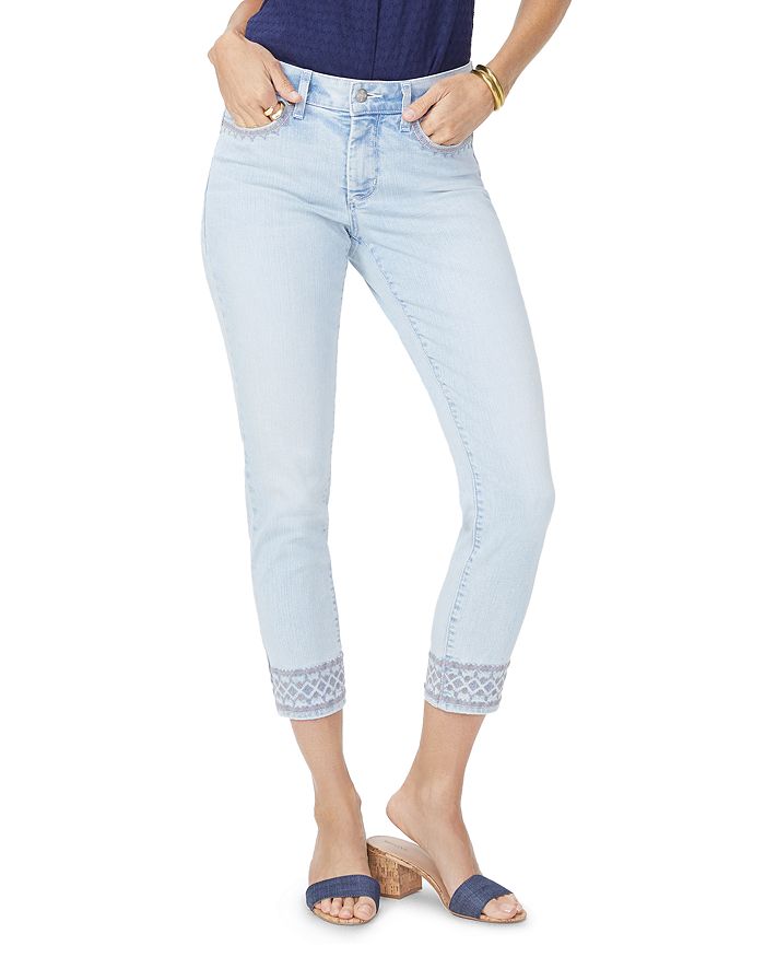 Embroidered Jeans - Bloomingdale's