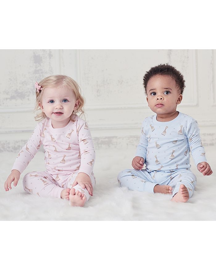 Shop Kissy Kissy Girls' Sophie La Girafe Pajama Shirt & Pants Set - Baby In Pink