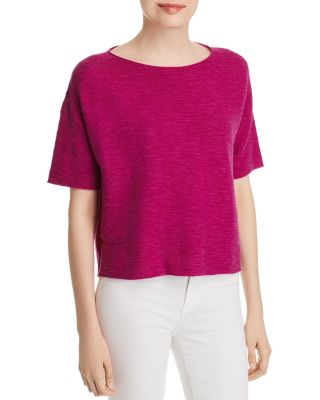 eileen fisher organic linen top