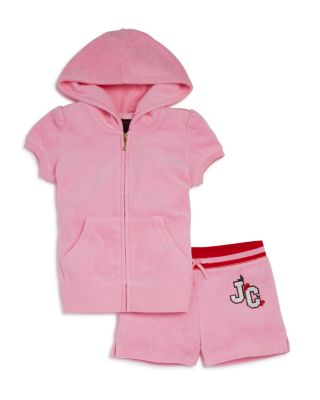 juicy couture shorts and hoodie