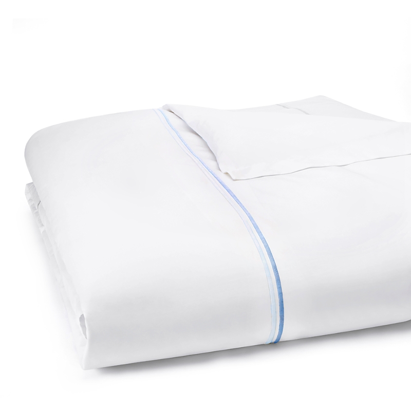 Matouk Essex Duvet Cover In Azure