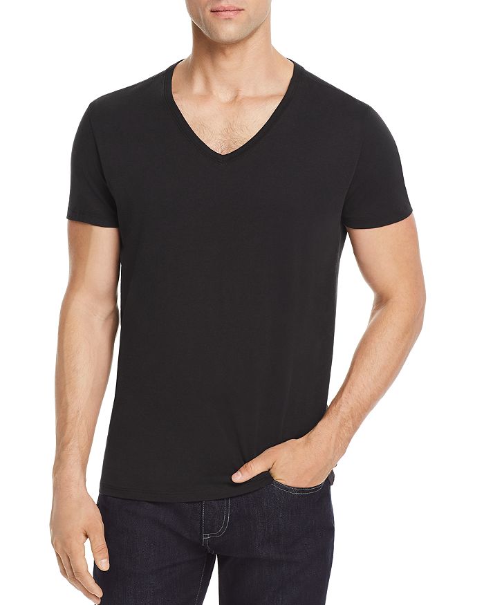 Shop Atm Anthony Thomas Melillo V-neck Tee - 100% Exclusive In Black