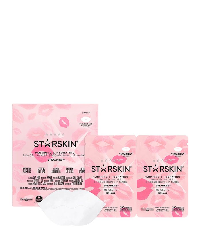 STARSKIN DREAMKISS BIO-CELLULOSE SECOND SKIN LIP MASKS,SST250