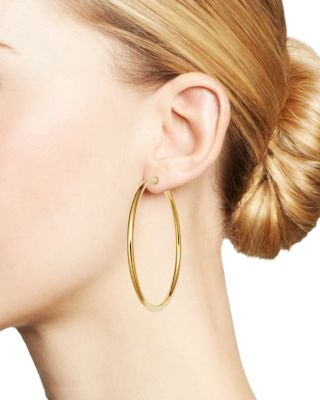 Endless Hoop Earrings in 14K Yellow Gold - Exclusive 