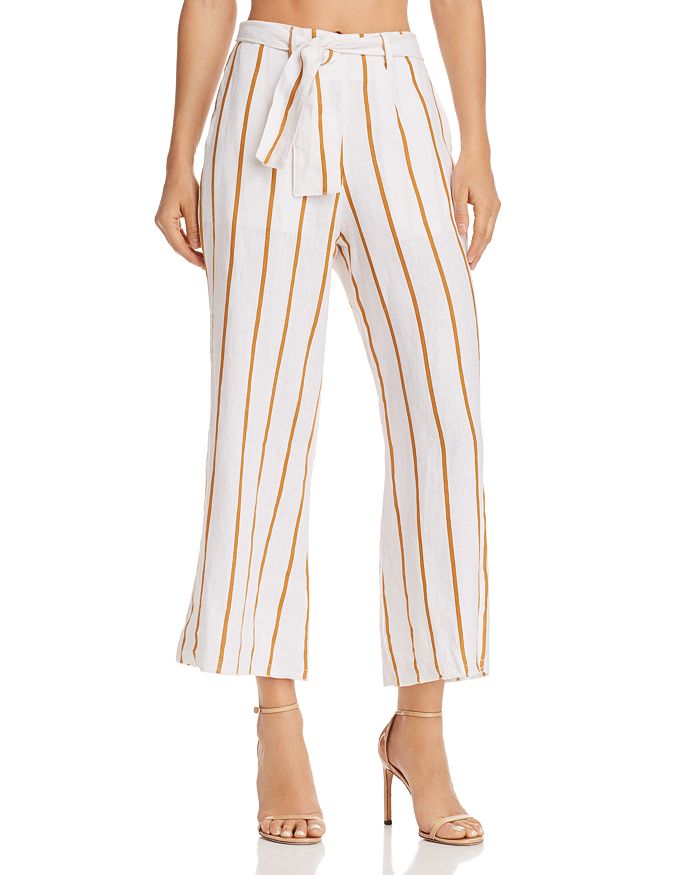 Faithfull the Brand Como Striped Crop Pants | Bloomingdale's