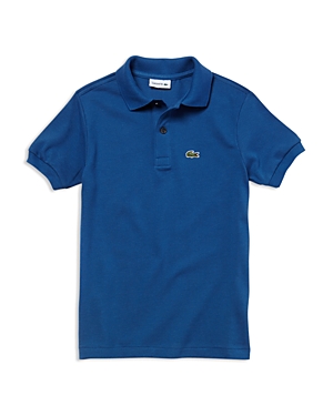 Lacoste Boys' Classic Pique Polo Shirt - Little Kid, Big Kid In Elysee Blue