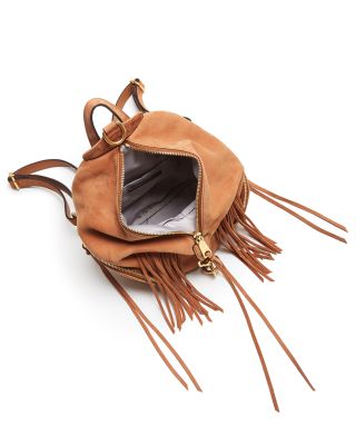 Rebecca Minkoff Julian Fringe Medium Nubuck Leather Backpack  display picture 2