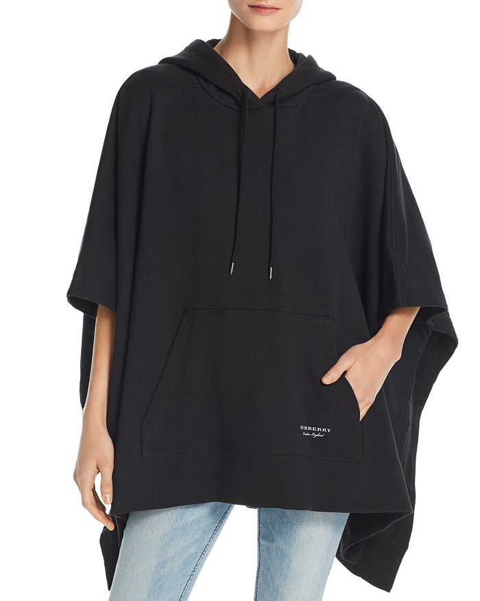 Burberry Lelia Jersey Hooded Poncho | Bloomingdale's