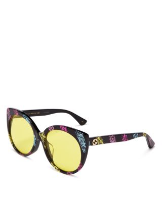 Gucci - Women's Glitter Cat Eye Sunglasses, 57mm