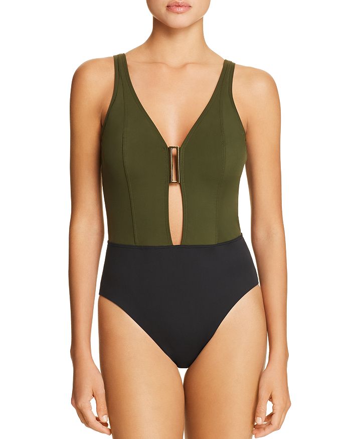 Green One Piece Swimsuits - Bloomingdale's