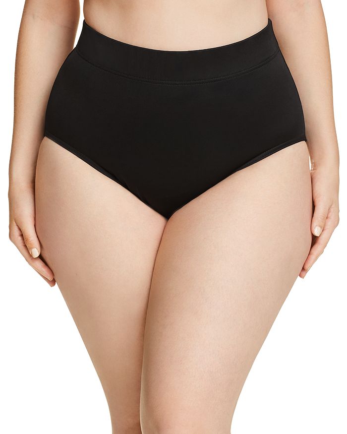 Shop Miraclesuit Solid Basic Bikini Bottom In Black