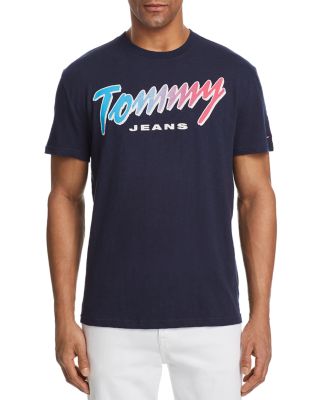 tommy jeans neon script