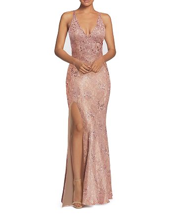Dress the Population Lace Mermaid Gown | Bloomingdale's