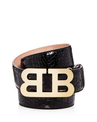 bb simon belt black and silver