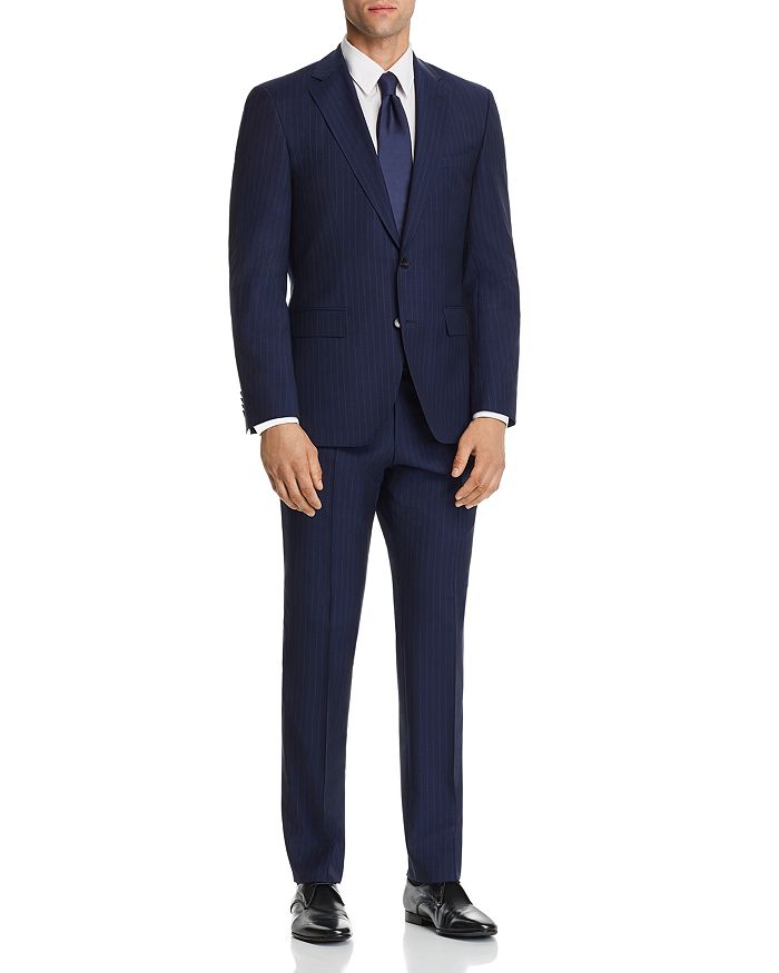 BOSS Johnstons/Lenon Regular Fit Subtle Pinstripe Suit Bloomingdale's