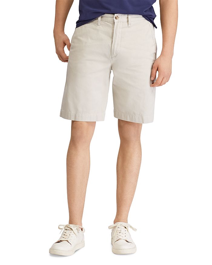 Shop Polo Ralph Lauren Relaxed Fit 10 Inch Cotton Chino Shorts In Beige