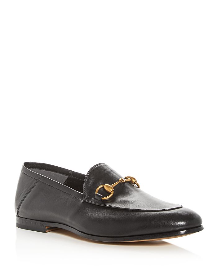 Gucci Men's Brixton Leather Apron Toe Loafers | Bloomingdale's