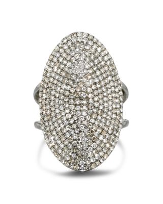 oval diamond cocktail ring