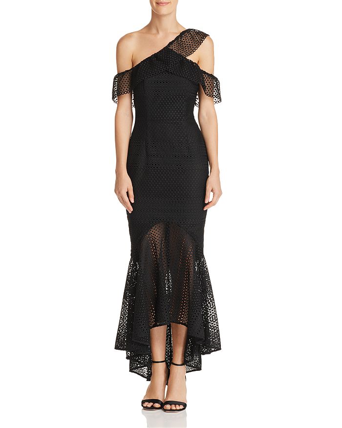 Jarlo Cora Asymmetric Lace Gown | Bloomingdale's