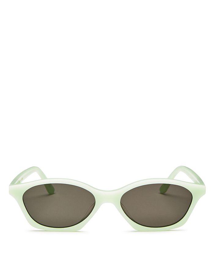 Illesteva Women's Vilma Square Sunglasses, 52mm In Mint/gray