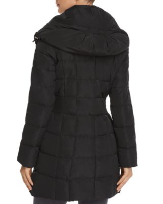 puffer jacket with fur hood designer