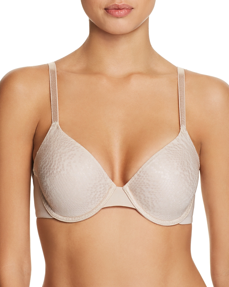 Natori Conform Memory Foam Contour Underwire Bra In Light Mocha