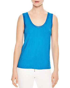 SANDRO ACTRICE RIBBED TANK,T11232E