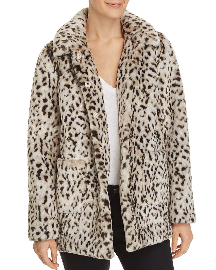 Rebecca Taylor Lynx Faux Fur Coat | Bloomingdale's