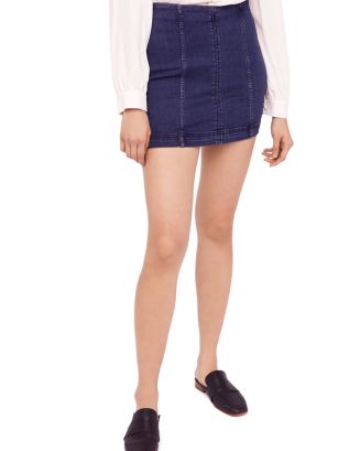 Free People Modern Femme Denim Mini Skirt | Bloomingdale's