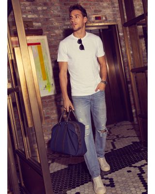 Essential Tee in Cosmos Slub Cotton