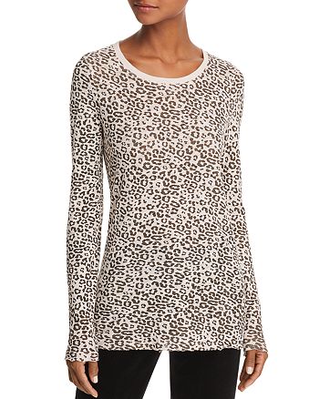 ATM Anthony Thomas Melillo Leopard Print Top | Bloomingdale's