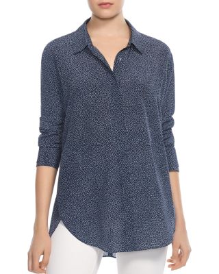 halston heritage silk top