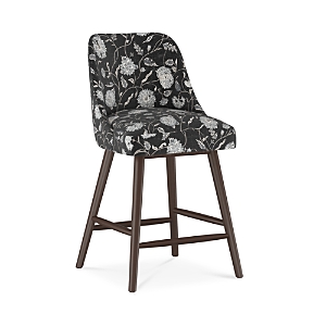Sparrow & Wren Anita Printed Counter Stool - 100% Exclusive In Dahlia Black