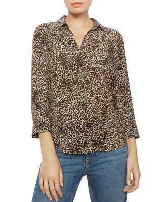 anine bing leopard sweatshirt