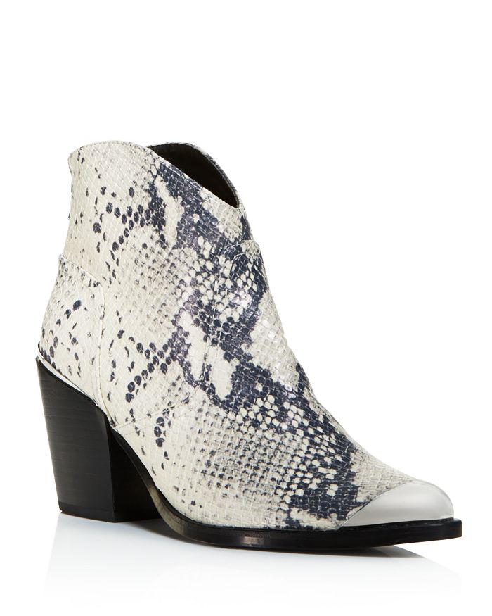 Bloomingdales 2025 snakeskin booties