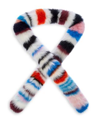 bloomingdales fur scarf