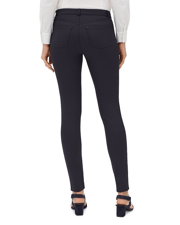 Shop Lafayette 148 Acclaimed Stretch Mercer Pants In Ink