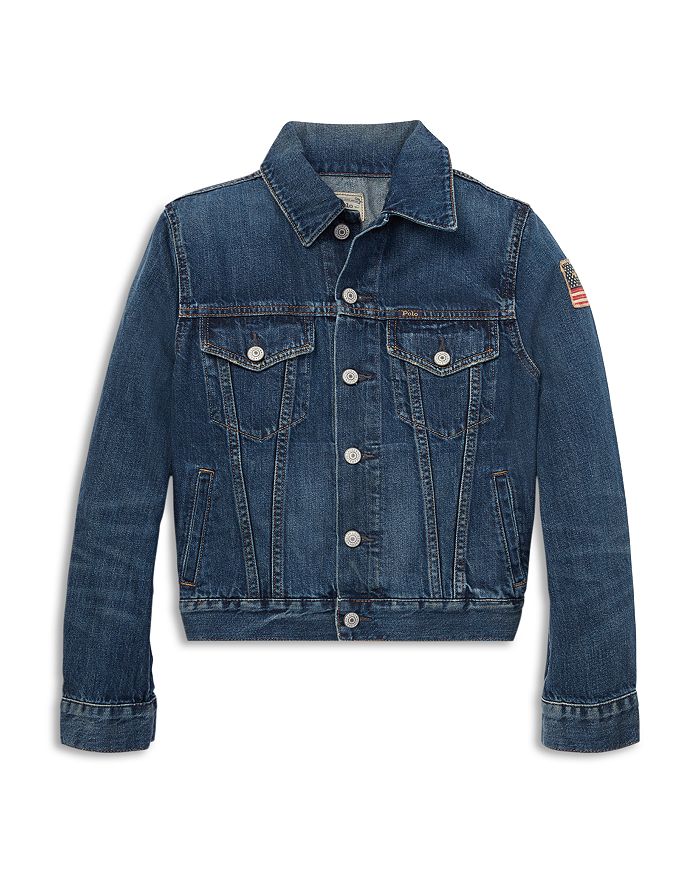 Ralph Lauren Boys Cotton Denim Trucker Jacket Big Kid