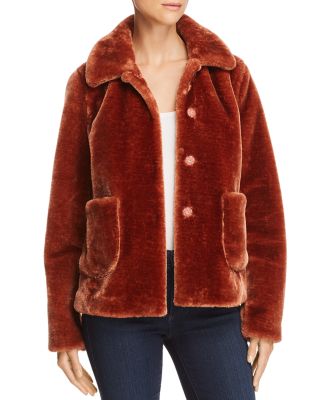 rebecca taylor faux fur coats & jackets