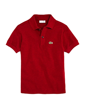 Lacoste Boys' Classic Piqué Polo Shirt - Little Kid, Big Kid In Passion Chine
